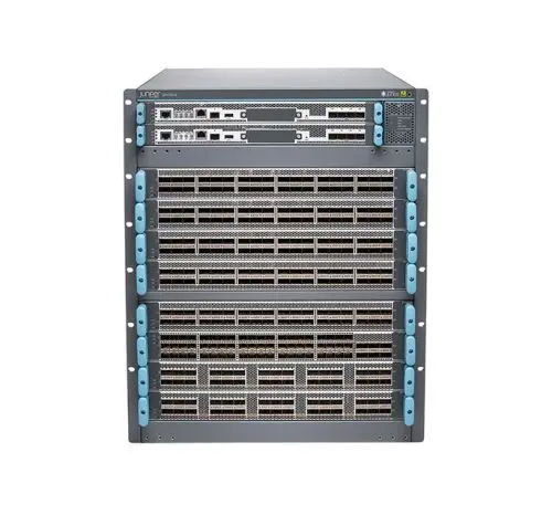 MX10008-4F-PREM Juniper JNP10008/MX10008 Redundant 8-Slot Chassis Includes 2 Routing Engines 6 Power Supplies 2 Fan Trays 2 Fan tray Controllers and 4Switch Fabric Cards