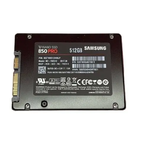MZ7KN512HMJP Samsung SM850 PRO 512GB Multi-Level-Cell SATA 6Gb/s 2.5-Inch Solid State Drive