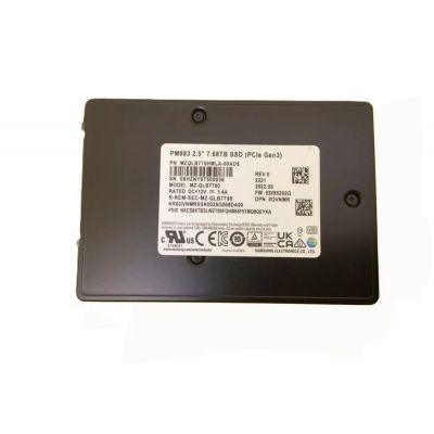 MZQLB7T6HMLA-00AD6 Samsung PM983 7.68TB PCIe Gen 3.0 x4 NVMe 2.5-inch Solid State Drive DELL OEM