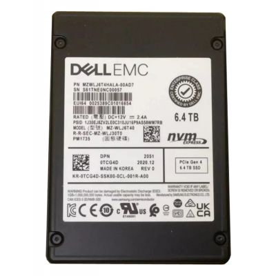 MZWLJ6T4HALA-00AD7 Samsung PM1735 6.4TB PCIe 4.0 x8 NVMe 2.5-inch Internal Solid State Drive