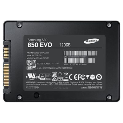 MZ-75E120BW Samsung 850 EVO Series 120GB Triple-Level Cell SATA 6Gb/s 2.5-Inch Solid State Drive