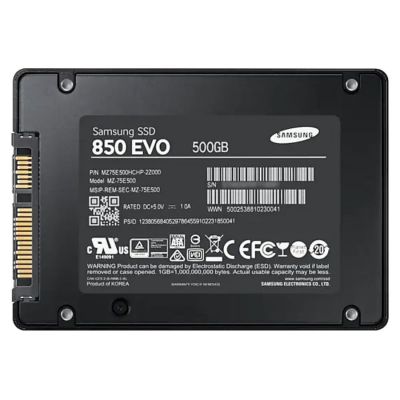 MZ-75E500BW Samsung 850 EVO Series 500GB Triple-Level Cell SATA 6Gb/s 2.5-Inch Solid State Drive