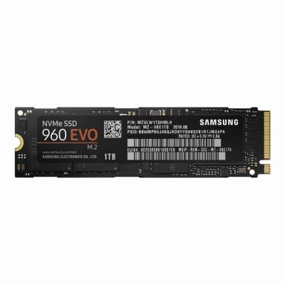 MZ-V6E1T0B Samsung 960 EVO Series 1TB Triple-Level Cell PCI Express NVMe 3.0 x4 M.2 2280 Solid State Drive