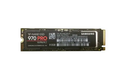 MZ-V7P512 Samsung SM970 PRO 512GB Multi-Level-Cell PCI Express NVMe 3.0 x4 512MB Cache M.2 2280 Solid State Drive