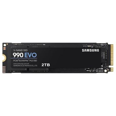 MZ-V9E2T0B/AM Samsung 990 EVO 2TB PCIe 5.0 x2 NVMe M.2 2280 Internal Solid State Drive