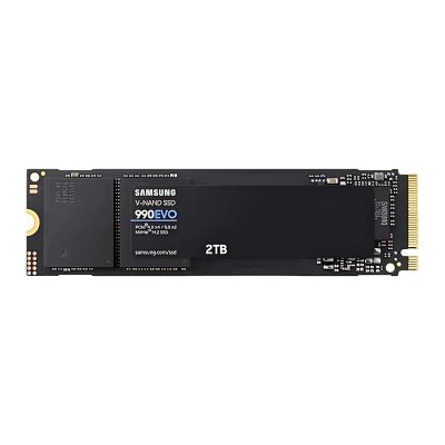 MZ-V9E2T0B Samsung 990 EVO 2TB Triple-Level Cell PCIe 5.0 x2 M.2 2280 Solid State Drive