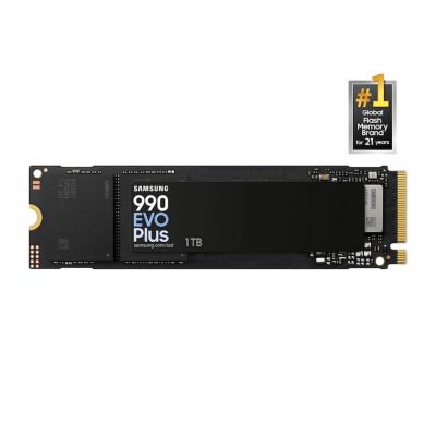 MZ-V9S1T0BW Samsung 990 EVO Plus 1TB PCIe Gen4 x4 / PCIe Gen 5.0 x2 2.0 M.2 2280 Solid State Drive