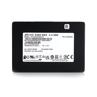 MTFDDAK960TDT Micron 5300 Max 960GB SATA 6Gb/s 2.5-Inch Solid State Drive