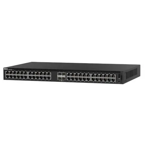 N1148T-ON Dell PowerSwitch N1100 Series N1148T-ON 48 x RJ-45 Ports 10/100/1000Base-T + 4 x SFP+ Ports Layer-2 Managed 1U Rack-mountable Gigabit Ethernet Network Switch