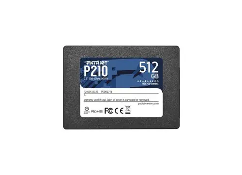 P210S512G25 Patriot P210 512GB SATA 6Gb/s 2.5-Inch Solid State Drive