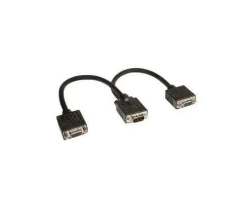 P516-001 Tripp Lite 0.31m VGA Monitor Y Splitter Cable HD15 M/2xF