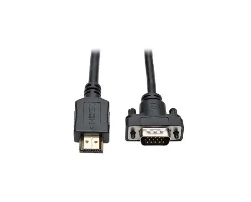 P566-003-VGA Tripp Lite 0.9m HDMI to VGA Active Converter Cable HDMI to Low-Profile HD15 M/M 1920 x 1200/1080p 60 Hz