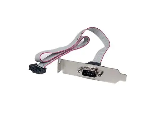 PLATE9M16LP StarTech 1 Port 16in DB9 Serial Port Bracket to 10 Pin Header - Low Profile