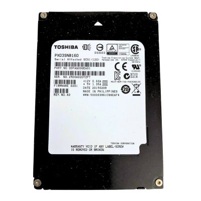 PX03SNB160 Toshiba PX03SN Series 1.6TB Multi-Level-Cell SAS 12Gb/s NAND Flash Read Intensive 2.5-Inch Enterprise Solid State Drive