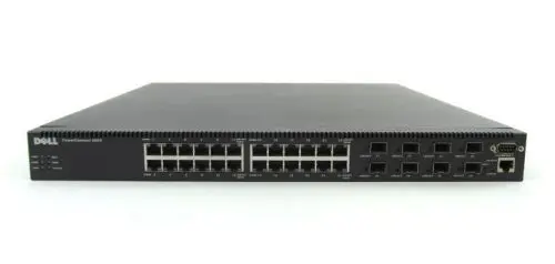 R1799 Dell PowerConnect 6000 Series 6024 24 x Ports 10/100/1000Base-T + 8 x Ports SFP Layer 3 Managed Gigabit Ethernet Network Switch