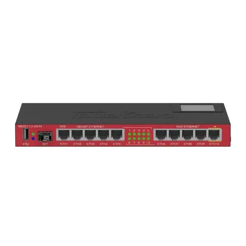 RB2011UiAS-IN MikroTik 5 x Ethernet Ports, 5 x Gigabit Ethernet Ports Router