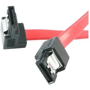 SATA12RA1 StarTech 12in SATA to Right Angle SATA Serial ATA Cable