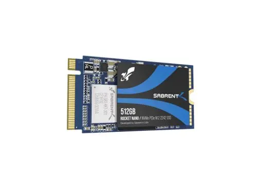 SB-1342-512 Sabrent Rocket 512GB PCI Express 3.0 x4 M.2 2242 Solid State Drive