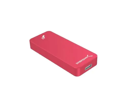 SB-512-NANO-RED Sabrent Rocket Nano 512GB USB 3.2 External Solid State Drive