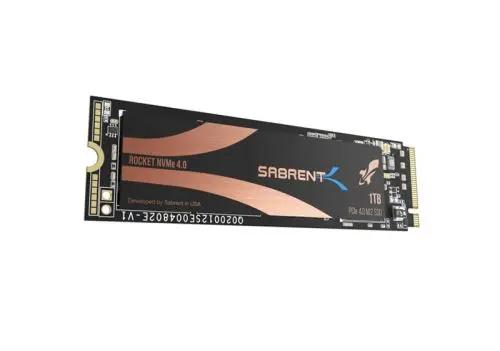 SB-ROCKET-NVMe4-1TB Sabrent Rocket 1TB PCI Express 4.0 x4 NVMe M.2 2280 Solid State Drive