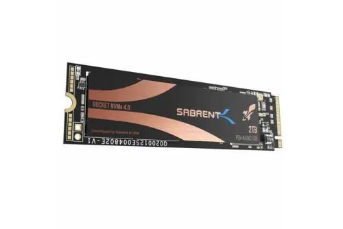 SB-ROCKET-NVMe4-2TB Sabrent Rocket 2TB PCI Express 4.0 x4 NVMe M.2 2280 Solid State Drive
