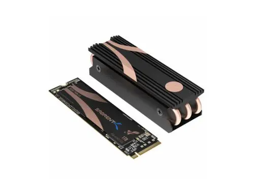 SB-ROCKET-NVMe4-HTSK-1TB Sabrent Rocket 1TB PCI Express 4.0 x4 NVMe M.2 2280 Solid State Drive with Heatsink