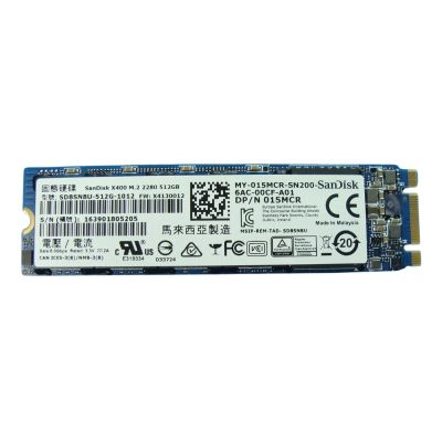 SD8SN8U-512G-1012 SanDisk X400 Series 512GB SATA 6Gb/s M.2 2280 Solid State Drive