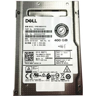 SDFBB86DAB01 Dell 400GB Triple-Level Cell SAS 12Gb/s Write Intensive 2.5-Inch Solid State Drive