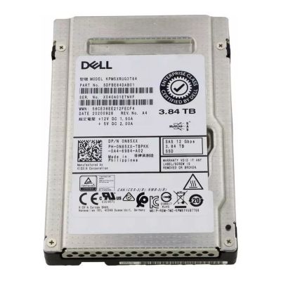 SDFBE84DAB01 Toshiba 3.84TB Triple-Level Cell SAS 12Gb/s 2.5-Inch Solid State Drive