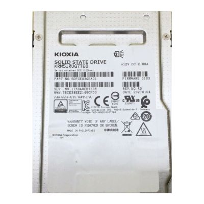 SDFGE03GEA01 KIOXIA 7.68TB 12Gb/s SAS 2.5-Inch SFF Read-Intensive Solid State Drive