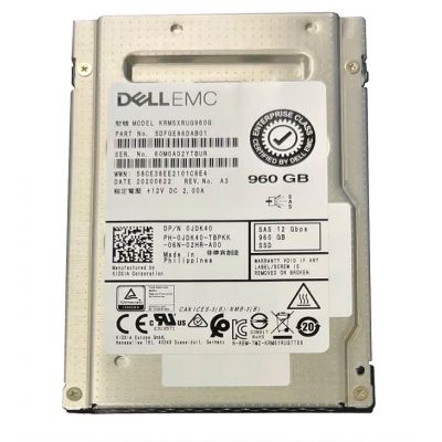 SDFGE86DAB01 KIOXIA RM5 960GB Triple-Level Cell SAS 12Gb/s 2.5-Inch Solid State Drive