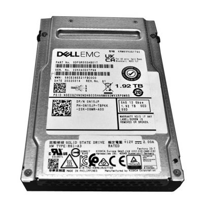 SDFGR55DAB01T Kioxia RM6 1.92TB SAS 12Gb/s Mixed Use 2.5-Inch Solid State Drive