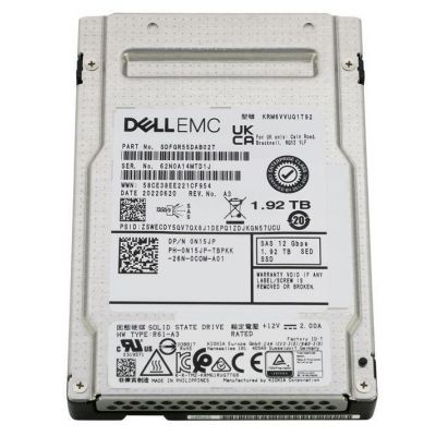 SDFGR55DAB02T Kioxia RM6 1.92TB SAS 12Gb/s Mixed Use 2.5-Inch Solid State Drive
