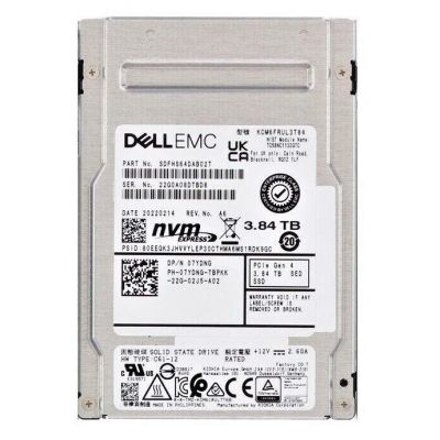 SDFHS64DAB02T KIOXIA 3.84TB PCI Express NVMe 4.0 U.2 , 2.5-Inch Solid State Drive