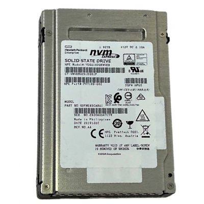 SDFME85CAB01 KIOXIA CD5-R 1.92TB PCI Express NVMe x4 U.2 2.5-Inch Solid State Drive