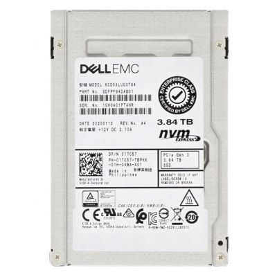 SDFPF84DAB01 Dell CD5 Series 3.84TB SATA 6Gb/s PCI Express 3 X4 Read Intensive U.2 NVMe 2.5-Inch Solid State Drive