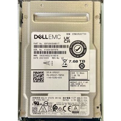 SDFUS83DAB01T Toshiba PM6-R 7.68TB Triple-Level Cell SAS 12Gb/s 2.5-Inch Solid State Drive
