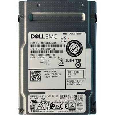SDFUS84DAB01T Dell 3.84TB SAS 12Gb/s 2.5-Inch Solid State Drive