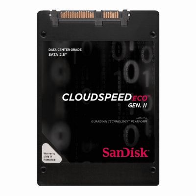 SDLF1DAR-960G-1HA2 SanDisk CloudSpeed Eco Gen II 960GB Multi-Level Cell SATA 6Gb/s 2.5-Inch Solid State Drive