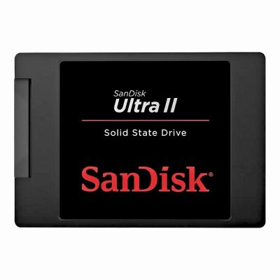 SDSSDHII-480G-G25 SanDisk Ultra II 480GB Triple-Level Cell SATA 6Gb/s 2.5-Inch Solid State Drive