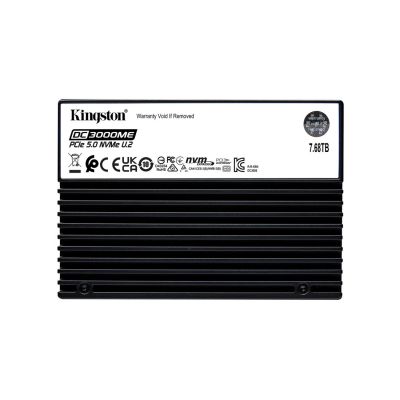 SEDC3000ME/7T6 Kingston 7.68TB PCIe Gen 5.0 x4 NVMe 3D ETLC U.2 Enterprise Solid State Drive
