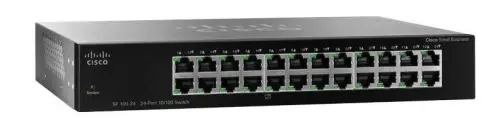 SF10024 Cisco 24-Ports 24 x 10/100Mb/s 1U Rack-mountable Unmanaged Fast Ethernet Network Switch