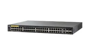 SF350-48P-K9-NA-RF Cisco Small Business 350 Series SF350-48P 48 x RJ-45 Ports PoE+ 10/100Base-TX + 2 x Combo RJ-45/SFP Ports + 2 x SFP Ports Layer 3 Managed Rack-mountable Fast Ethernet Network Switch