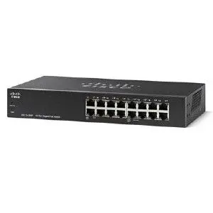 SG110-16HP Cisco Small Business 110 Series SG110-16HP 16 x Ports PoE 10/100/1000Base-T Unmanaged Gigabit Ethernet Network Switch
