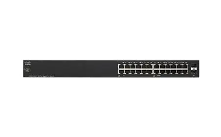 SG110-24-NA-RF Cisco Small Business 110 Series SG110-24 24 x Ports 10/100/1000Base-T + 2 x Ports SFP (Mini-GBIC) Layer 2 Unmanaged Gigabit Ethernet Network Switch