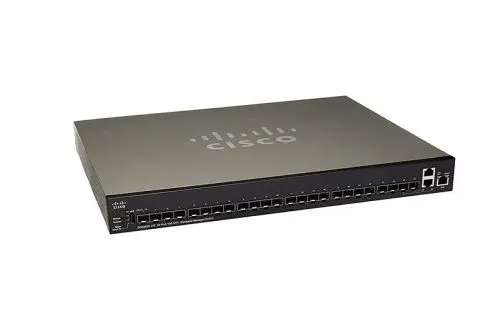 SG350XG-24F-K9-AU Cisco Small Business 350X Series SG350XG-24F 24 x Ports SFP+ 10GBase-T + 2 x Ports Combo SFP+ Stackable Rack-mountable 1U Layer 3 Managed Gigabit Ethernet Network Switch