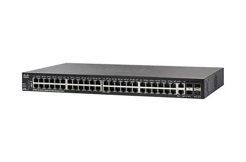 SG350X-48MPK9EU-RF Cisco Small Business 350X SG350X-48MP 48 x RJ-45 Ports PoE+ 10/100/1000Base-T 4 x SFP+ Ports Layer 3 Stackable Managed Rack-Mountable Gigabit Ethernet Network Switch