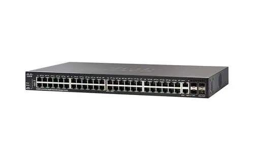 SG350X-48P-K9NA-RF Cisco Small Business 350X Series PoE+ 48 x Ports 10/100/1000Base-T + 4 x SFP+ Layer 2 Managed Rack-Mountable Gigabit Ethernet Network Switch