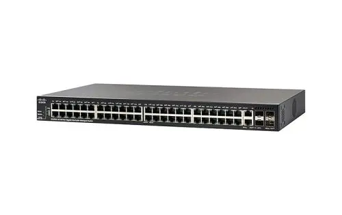SG350X-48P-K9-EU Cisco Small Business 350X Series SG350X-48P 48 x Ports PoE+ 10/100/1000Base-T + 2 x Ports 10GBase-T Combo SFP+ + 2 x Ports SFP+ Stackable Rack-mountable Layer 3 Managed Gigabit Ethernet Network Switch