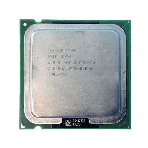 SL8Q9 Intel Pentium 4 670 Single-Core 3.80GHz 800MHz FSB 2MB L2 Cache Socket LGA775 Processor